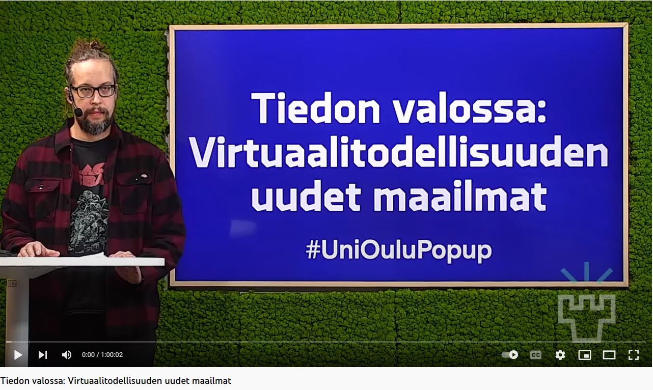 Tiedon valossa - Virtuaalitodelliseen uudet maailmat